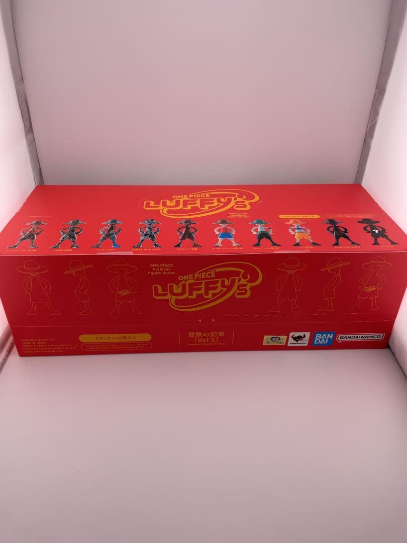 【新品未開封】LUFFY's 冒険の記憶 Vol.1 1BOX 10個入