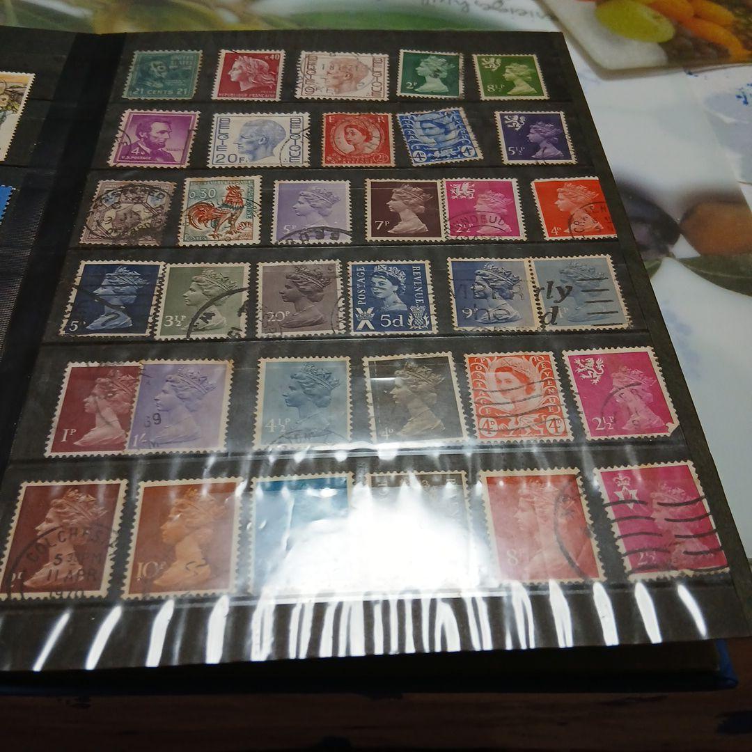 外国の使用済み切手(未使用19枚有) 日本の使用済み切手２6枚含む