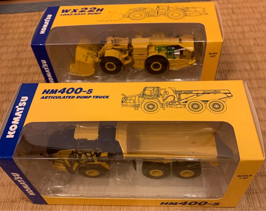 コマツ　KOMATSU  オリジナルミニチュア　10種類　非売品