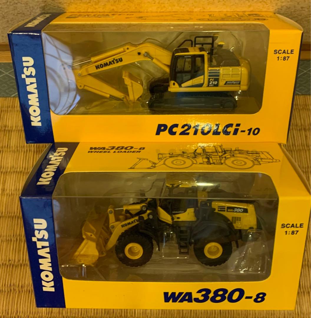 コマツ　KOMATSU  オリジナルミニチュア　10種類　非売品