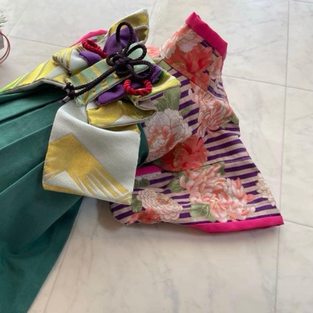 ノースフェイス大好き男様　わんちゃんの袴の着物オーダー　②