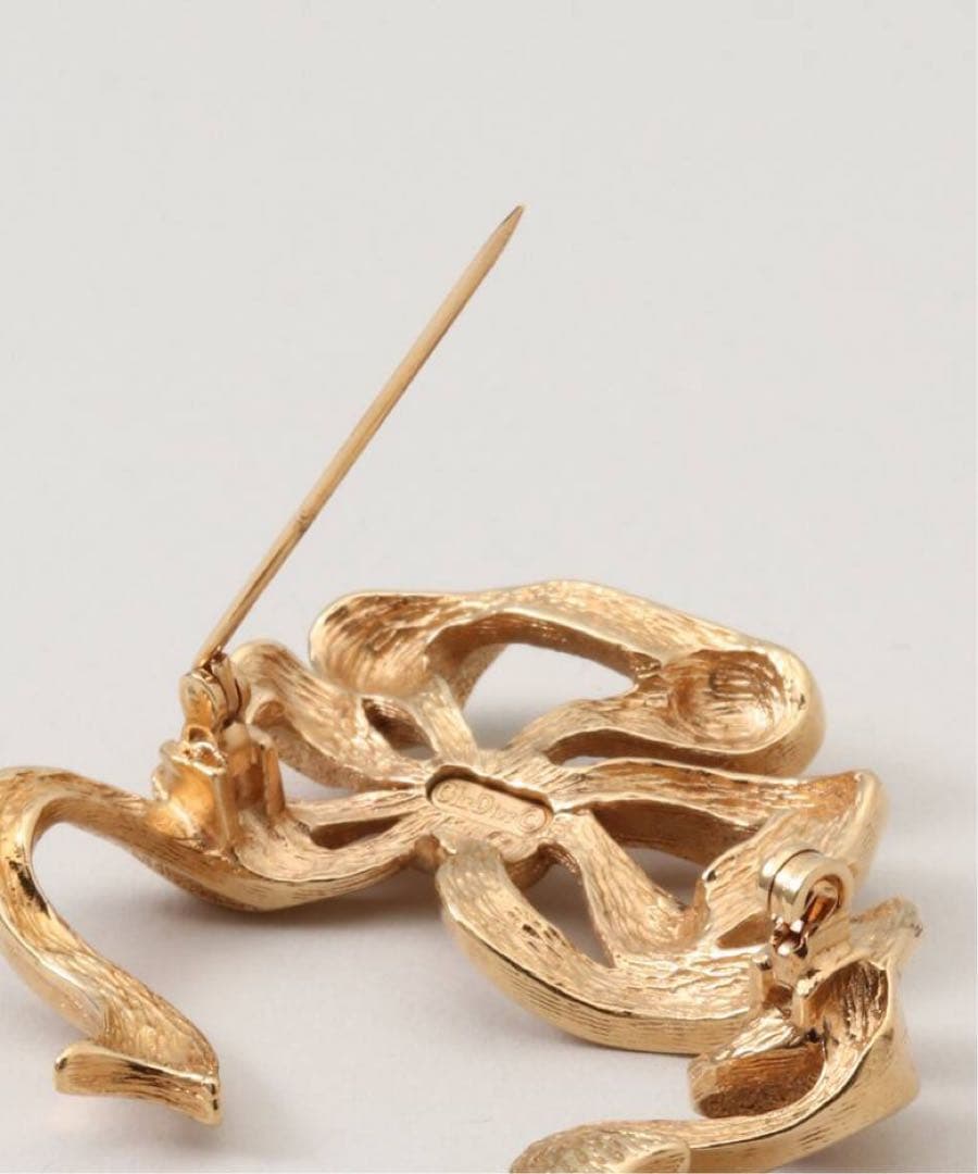 u*i様 Christian Dior ヴィンテージ リボンブローチ