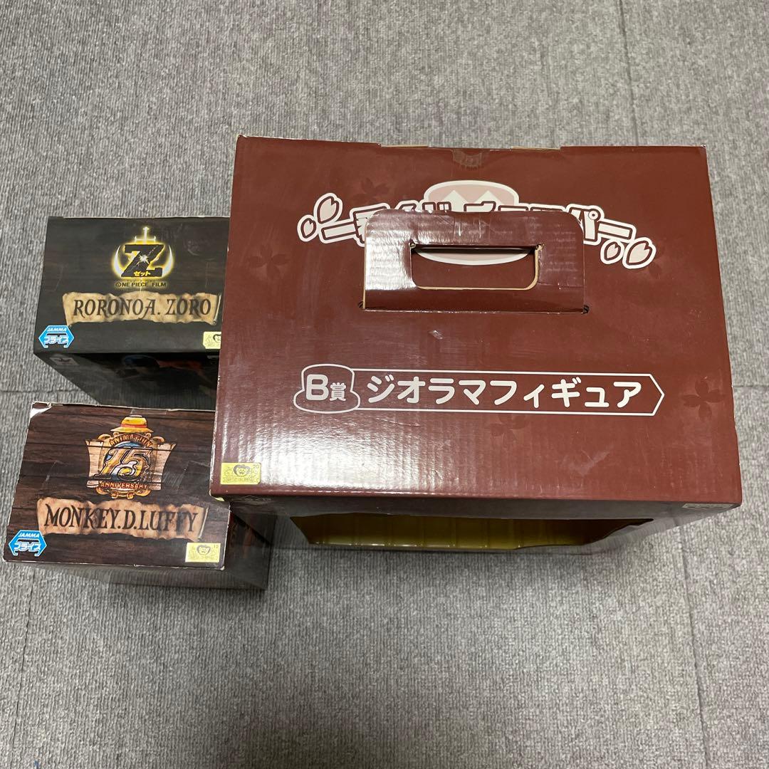 ワンピース　フィギュア3個セット　チョッパー　ジオラマ　フィルムz 新品未開封