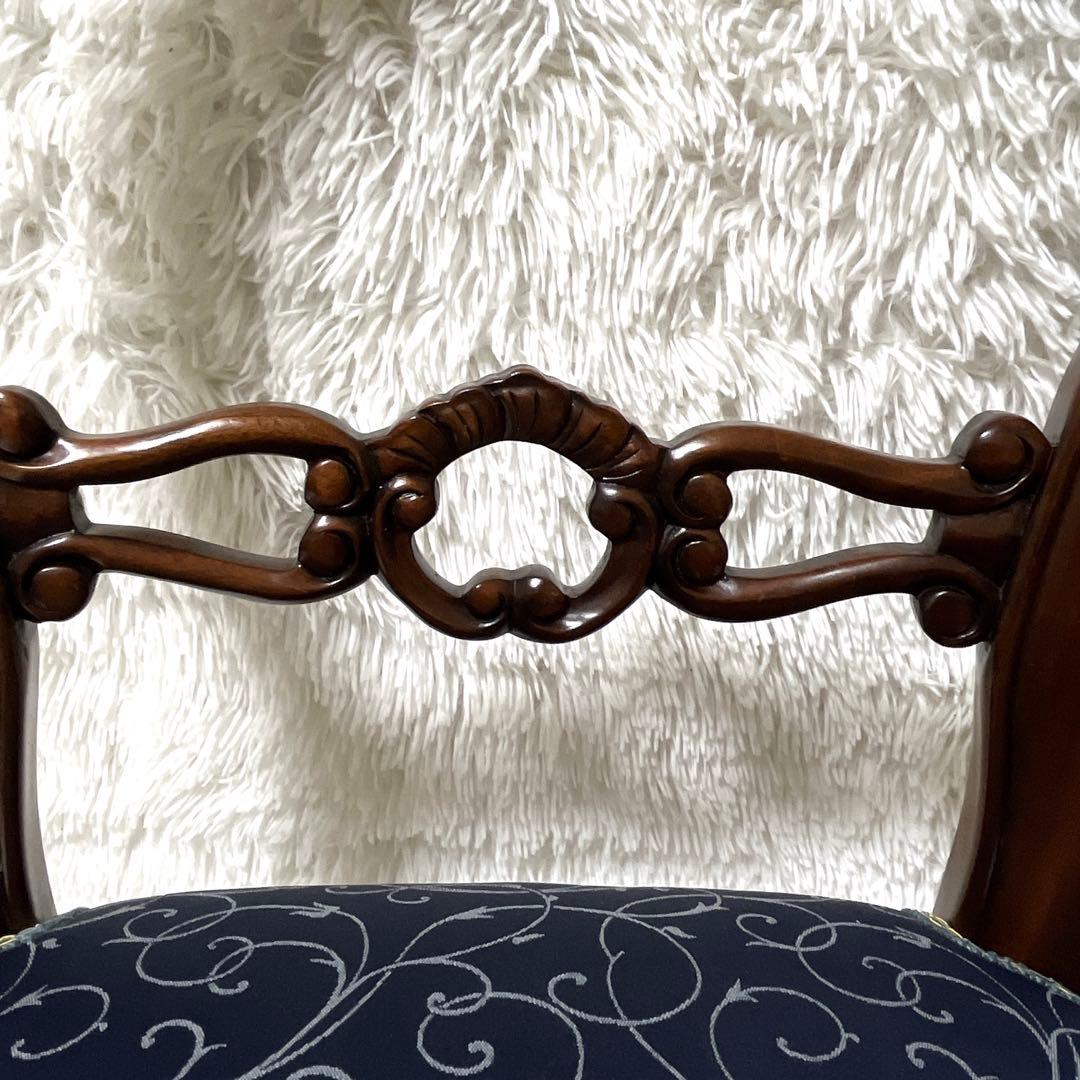 美品　バルーンバッグチェア　アンティーク　猫脚 　マホガニー　高級　椅子　イス