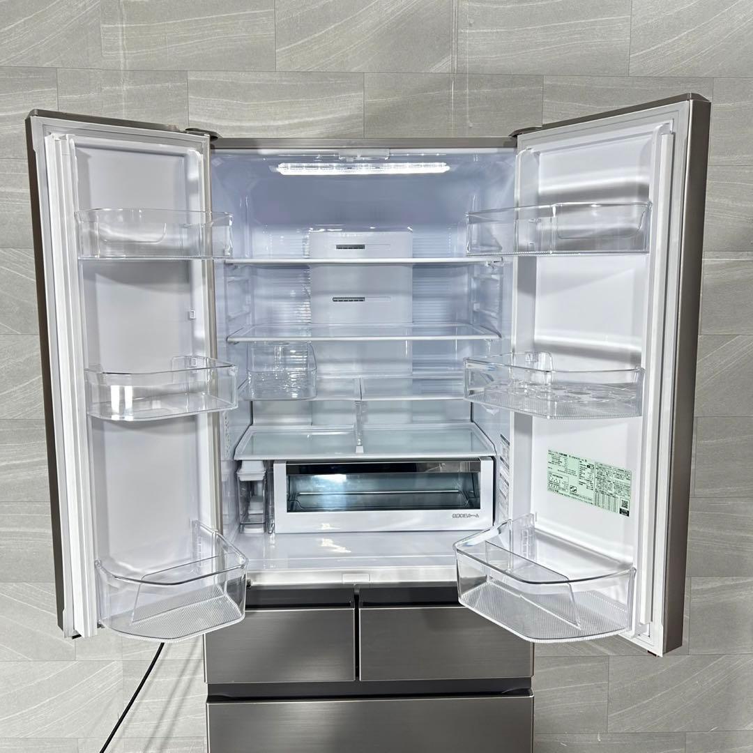 HITACHI 冷蔵庫 大型 485L 6ドア 清掃済み 2022年 d5028