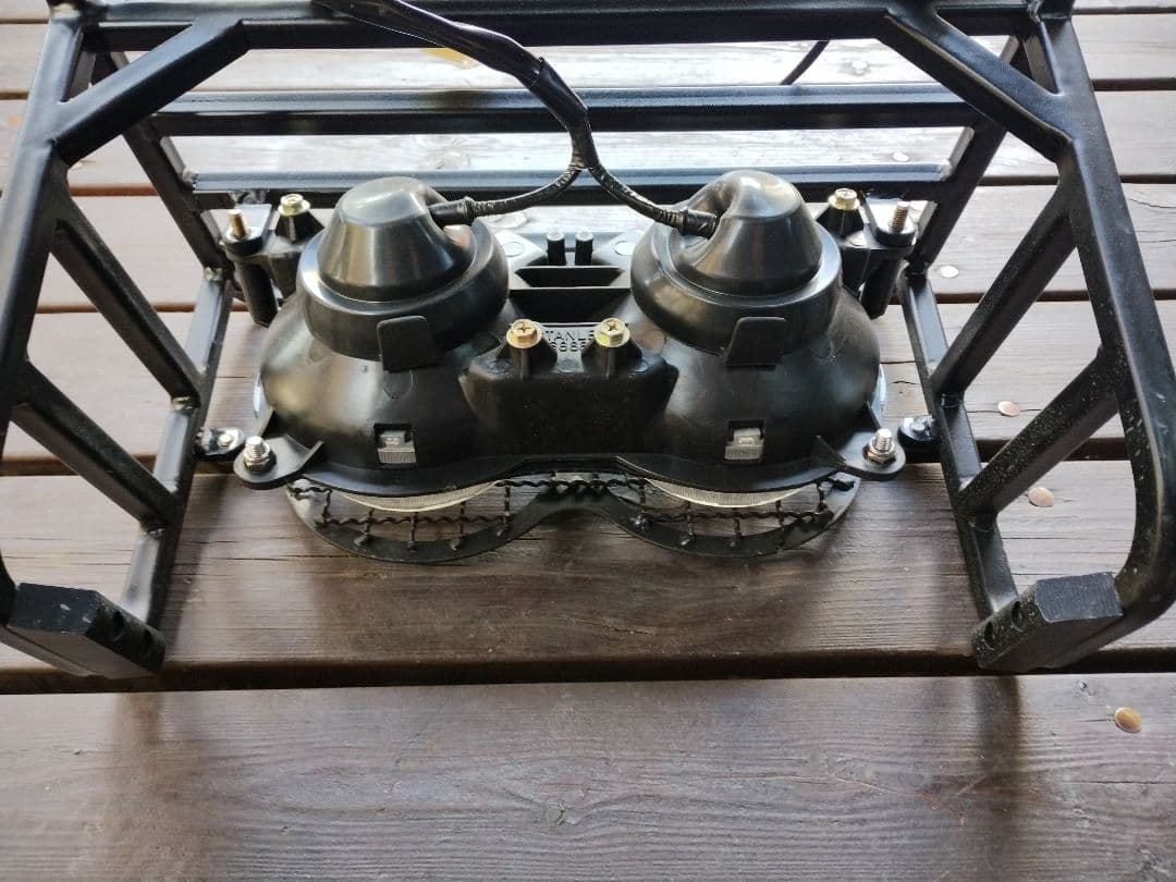 ハンターカブ デュアルヘッドライトフロントラックキット【MOONEYES】