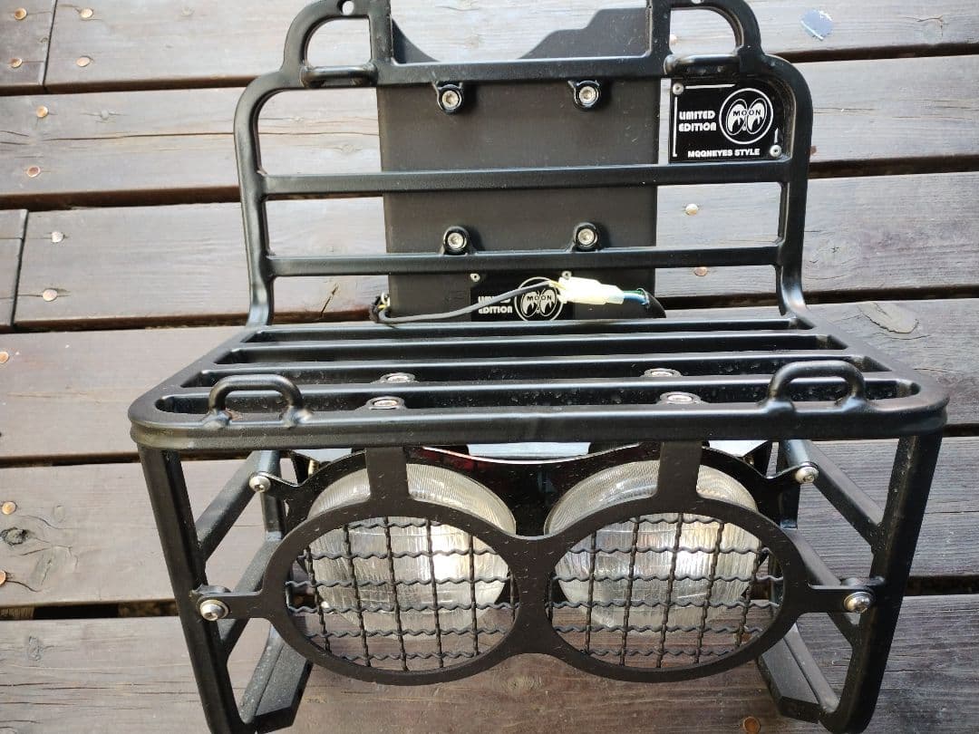 ハンターカブ デュアルヘッドライトフロントラックキット【MOONEYES】