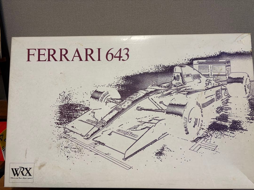 ロッソ製の「フェラーリ643 WRX」のプラモデル