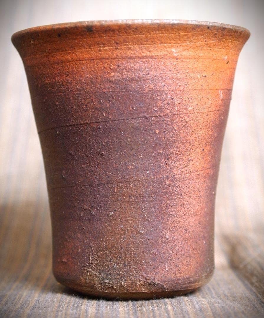 人気作家★中里隆★唐津南蛮麦酒器A★緋色