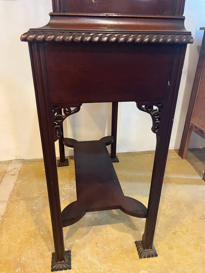 イギリス　アンティークキャビネット　1900年代（推定）