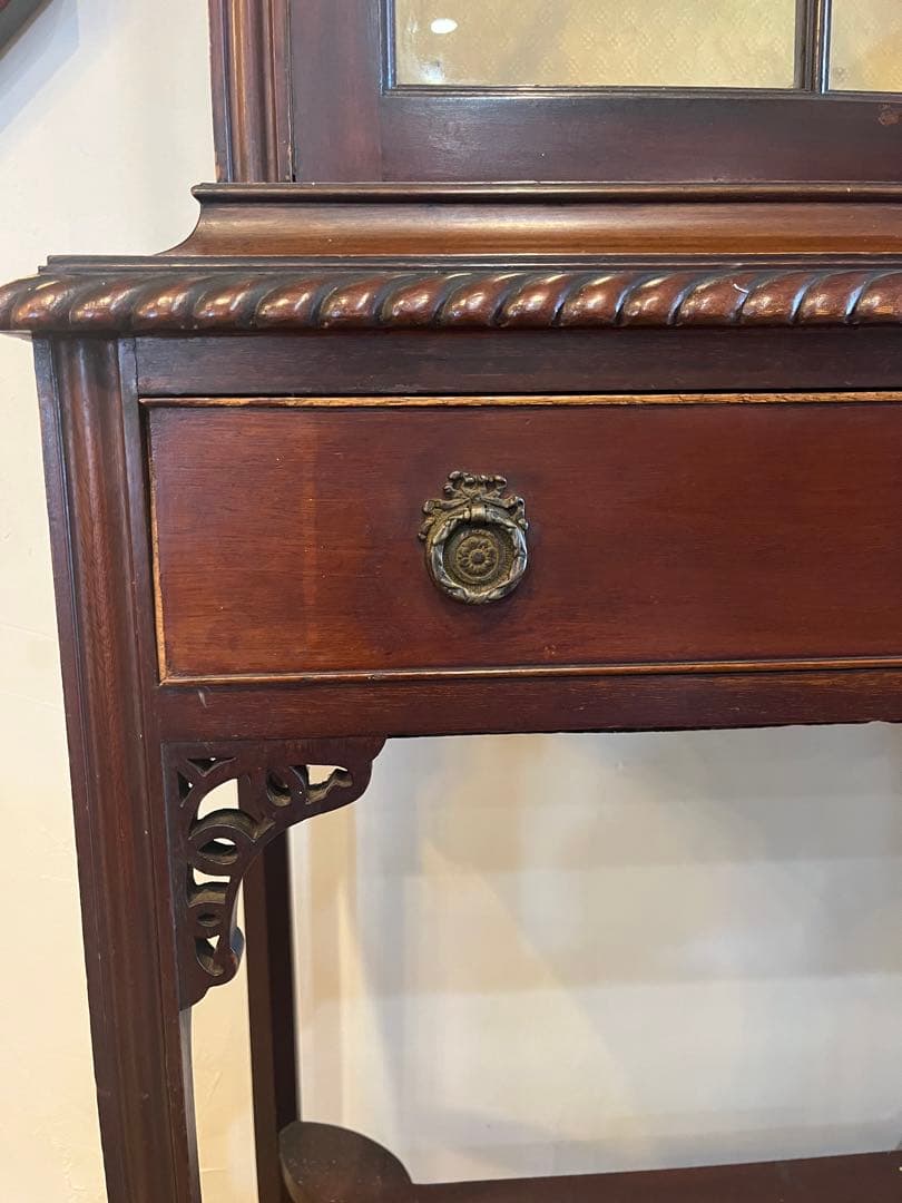 イギリス　アンティークキャビネット　1900年代（推定）