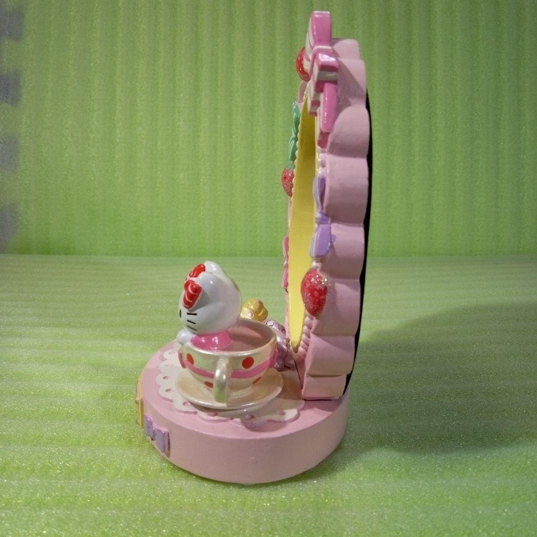 ハローキティ　タイニーチャム　Sanrio　鏡　卓上鏡　ピンク　桃色　レア　希少