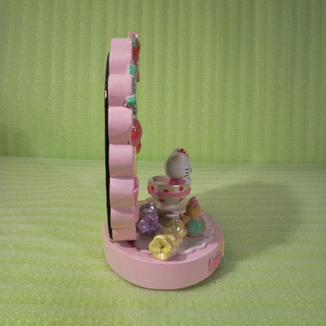 ハローキティ　タイニーチャム　Sanrio　鏡　卓上鏡　ピンク　桃色　レア　希少