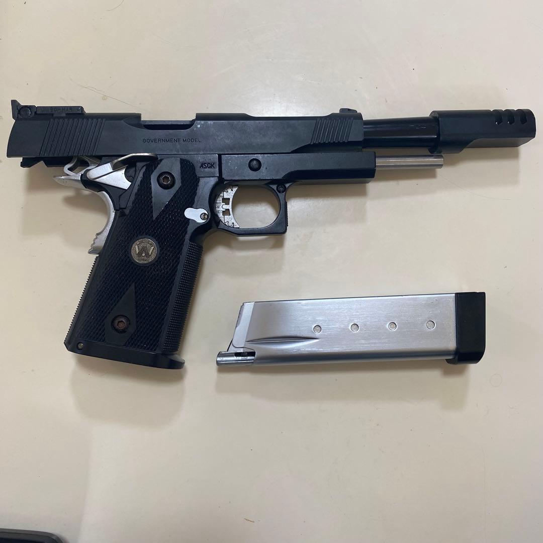 WA ハイキャパ  ガバメント　スピードコンプ　ブローバック　ガスガン