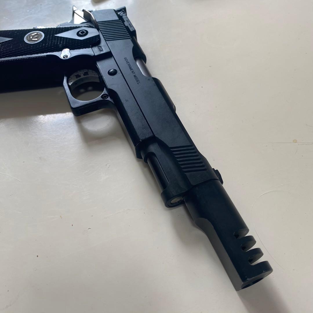 WA ハイキャパ  ガバメント　スピードコンプ　ブローバック　ガスガン