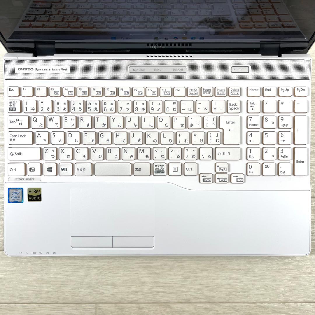 富士通 第8世代 i7 新品SSD512＋HDD1T メモリ16 ノートパソコン