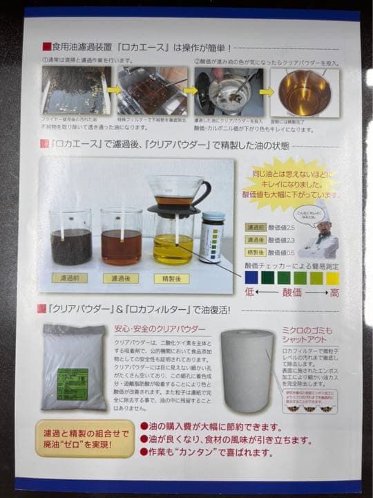 ☆地域限定送料無料☆工場整備品☆ シンテック　ロカエース　食用油濾過装置　油復活