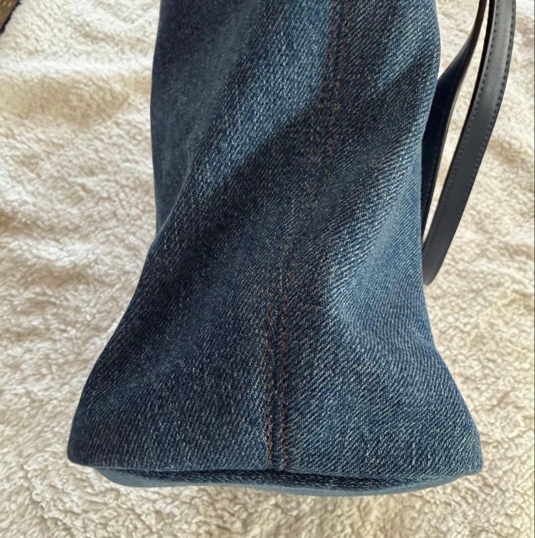 ⭐︎超美品　コーチ　ドローストリング　デニムショルダーバッグ