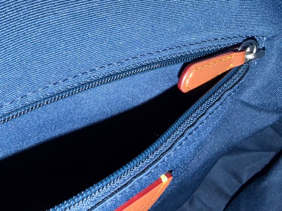 ⭐︎超美品　コーチ　ドローストリング　デニムショルダーバッグ