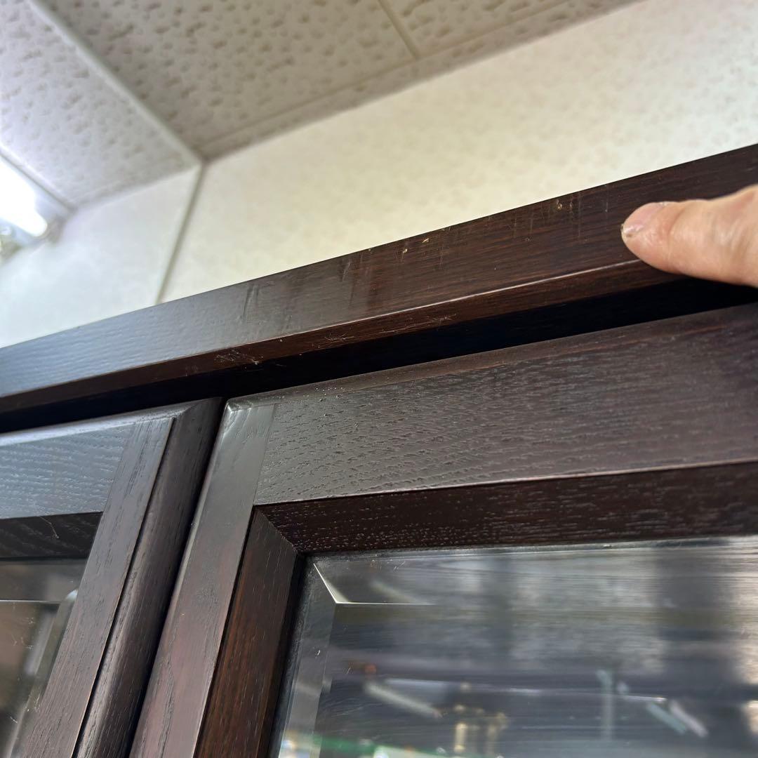 【最終値下げ】総額10万円 特大 ガラスキャビネット コレクションケースa