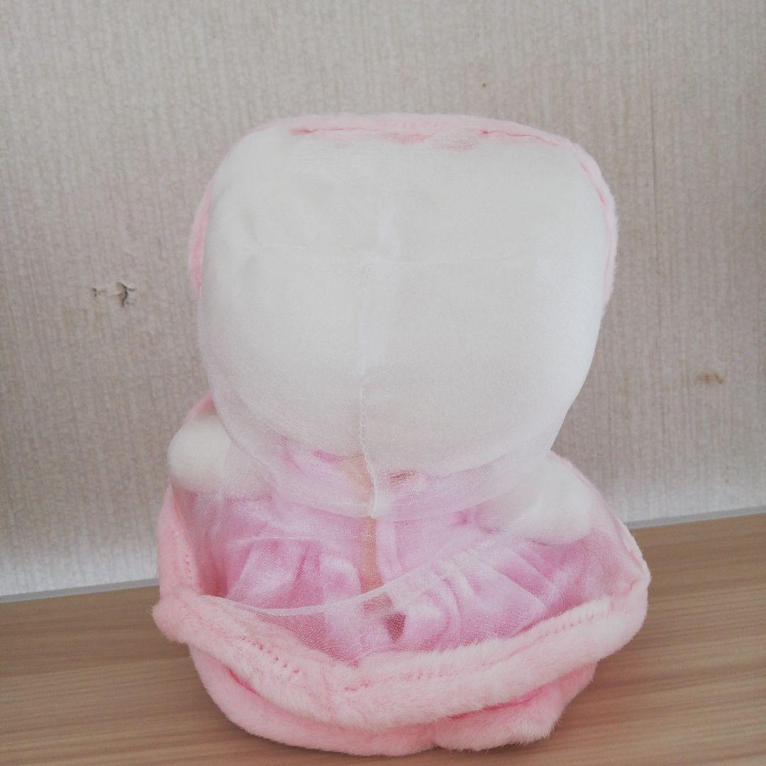 【レア】ハローキティ フード付きぬいぐるみ ピンクドレス