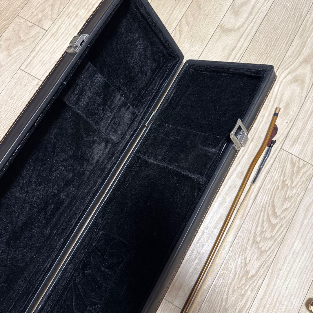 二胡 敦煌牌 上海民族楽器 弦、松脂、ハードケース付