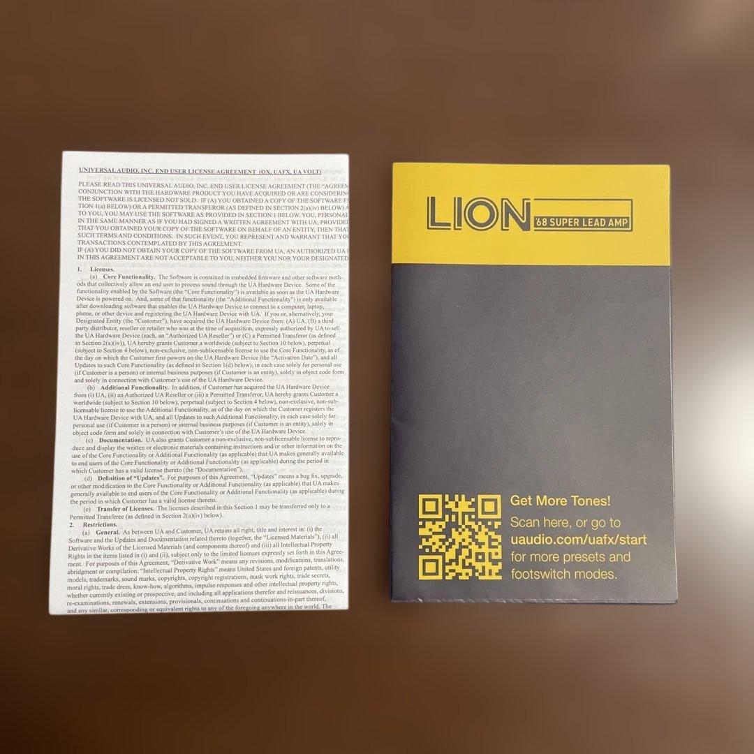 ギター UAFX LION 68 SUPER LEAD AMP