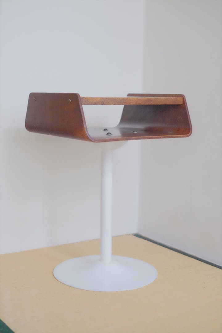 ビンテージ　サイドテーブル　天童木工　ミッドセンチュリー　電話台　ナイトボード