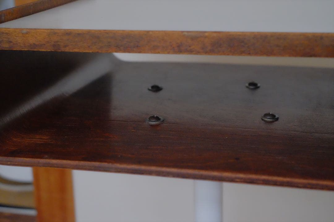 ビンテージ　サイドテーブル　天童木工　ミッドセンチュリー　電話台　ナイトボード