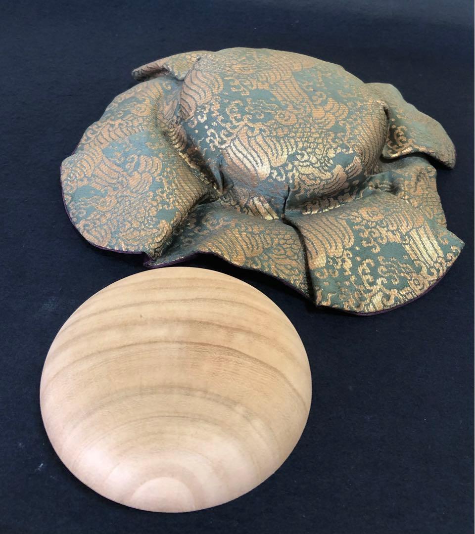 《R》茶道具 四つ耳 飾壷 飾り紐 網紐 口覆 在銘 共箱　250723E6