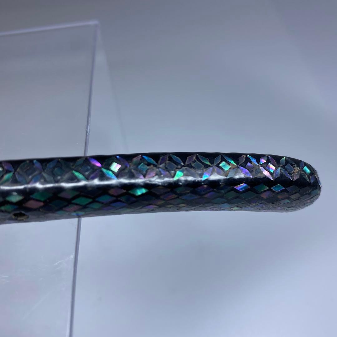 古銅　極上螺鈿　矢立　トコオ　105g 東里7-0402☆2F