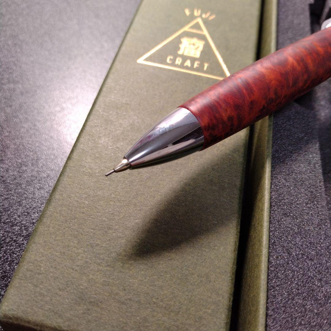 【極上杢】富士瘤Craft 極上カリン瘤杢(アンボイナ) 0.5mmシャープペン