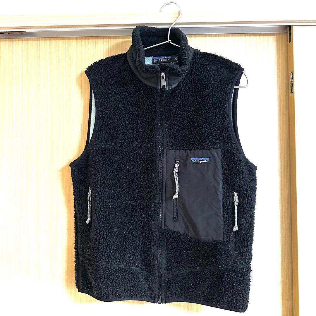 patagonia ブラック レトロX ベスト S USA製