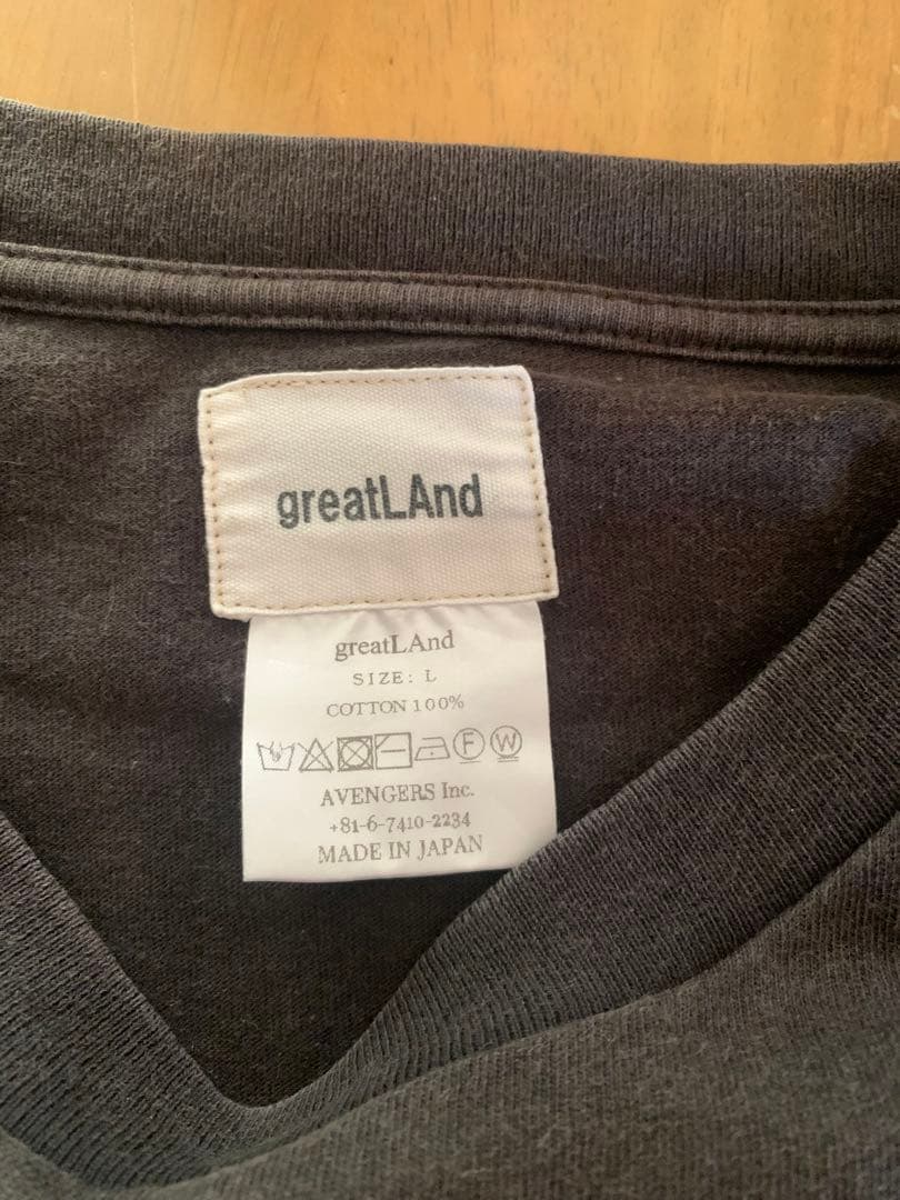 トップス greatLAnd HAVE A DEADZ DAY BLACK