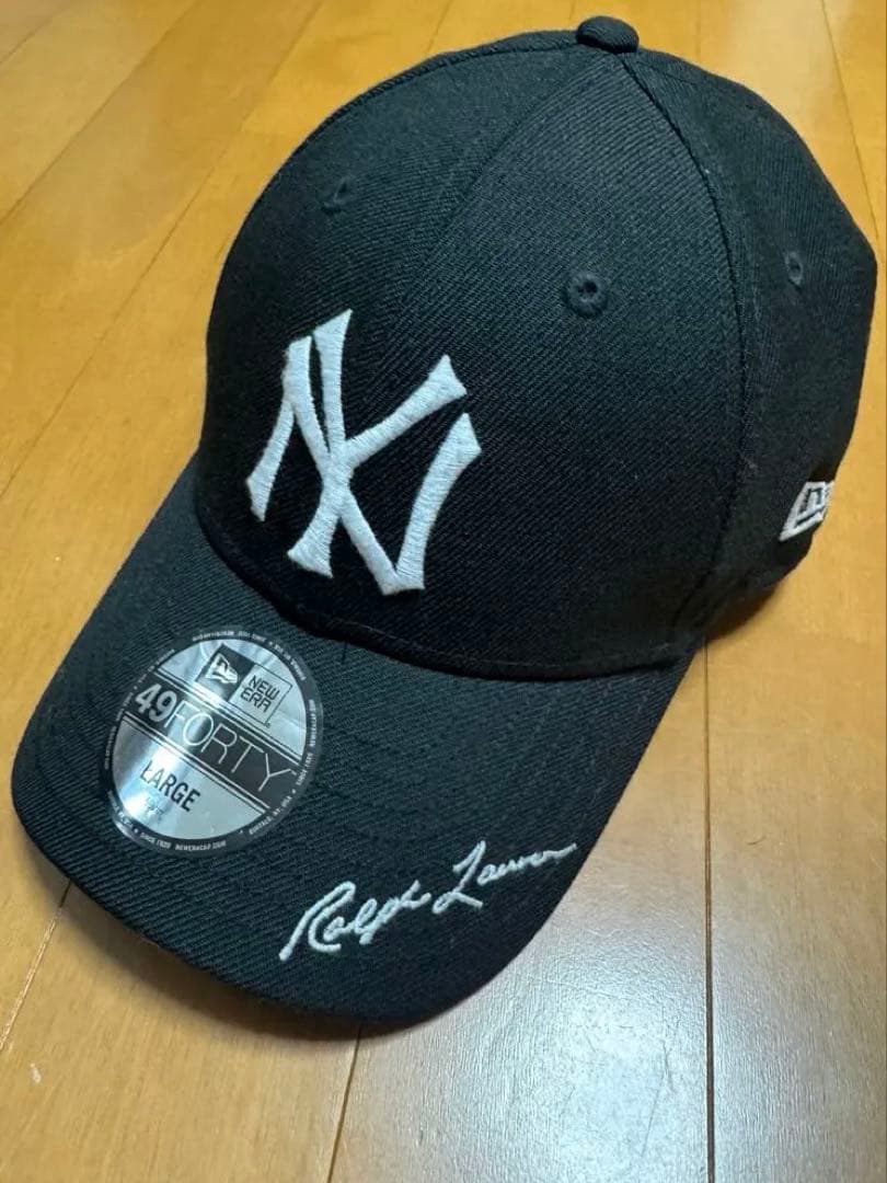 Ralph Lauren×newERA ヤンキースキャップ　ブラック　49