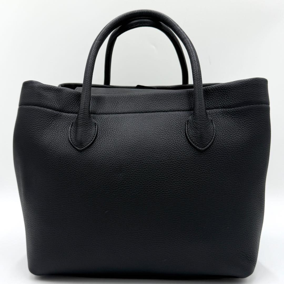 【極美品】ADMJ トートバッグ アールデコモティーフ スパニッシュ ブラック