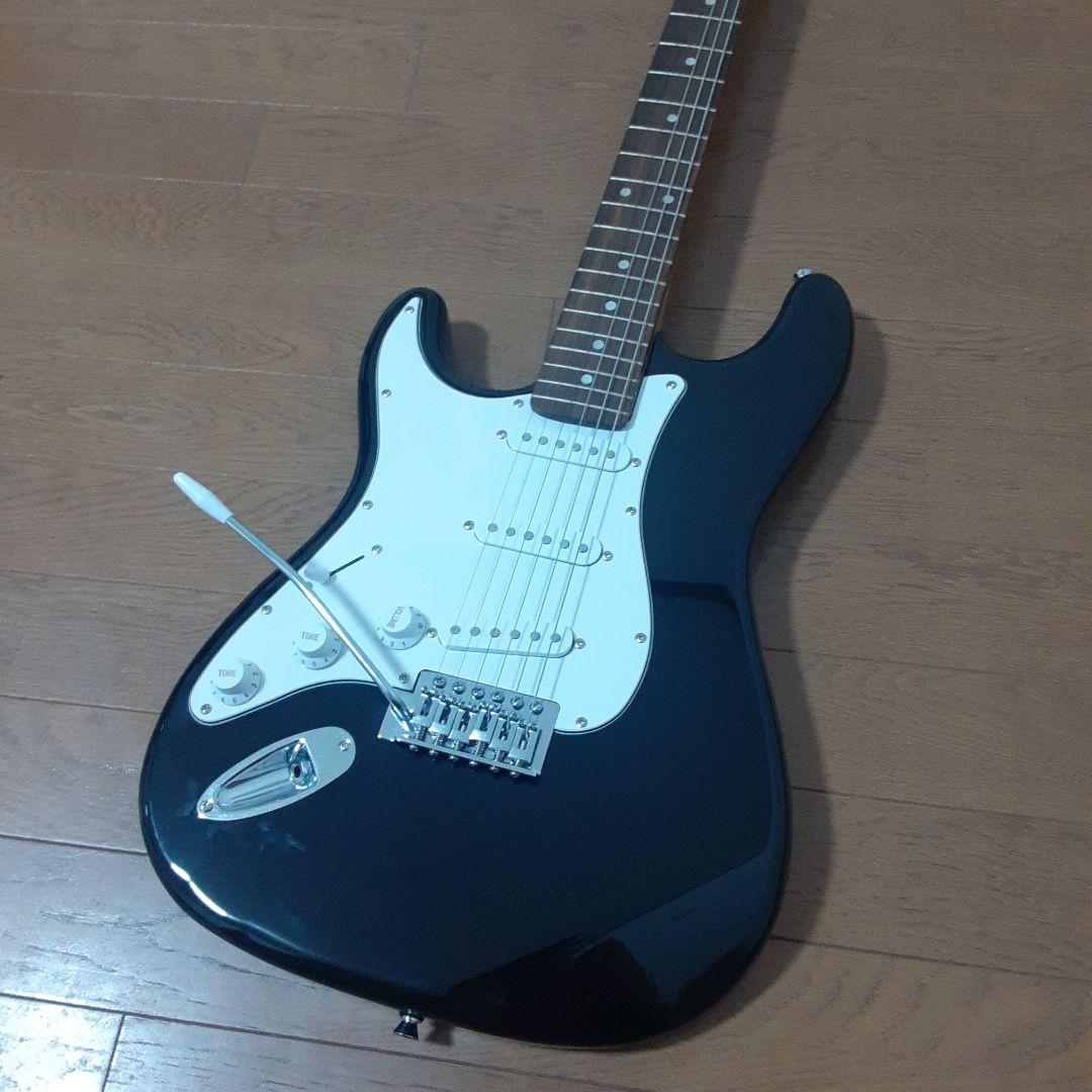 美品　SELDER 左用　レフティ ストラトギター ブラック