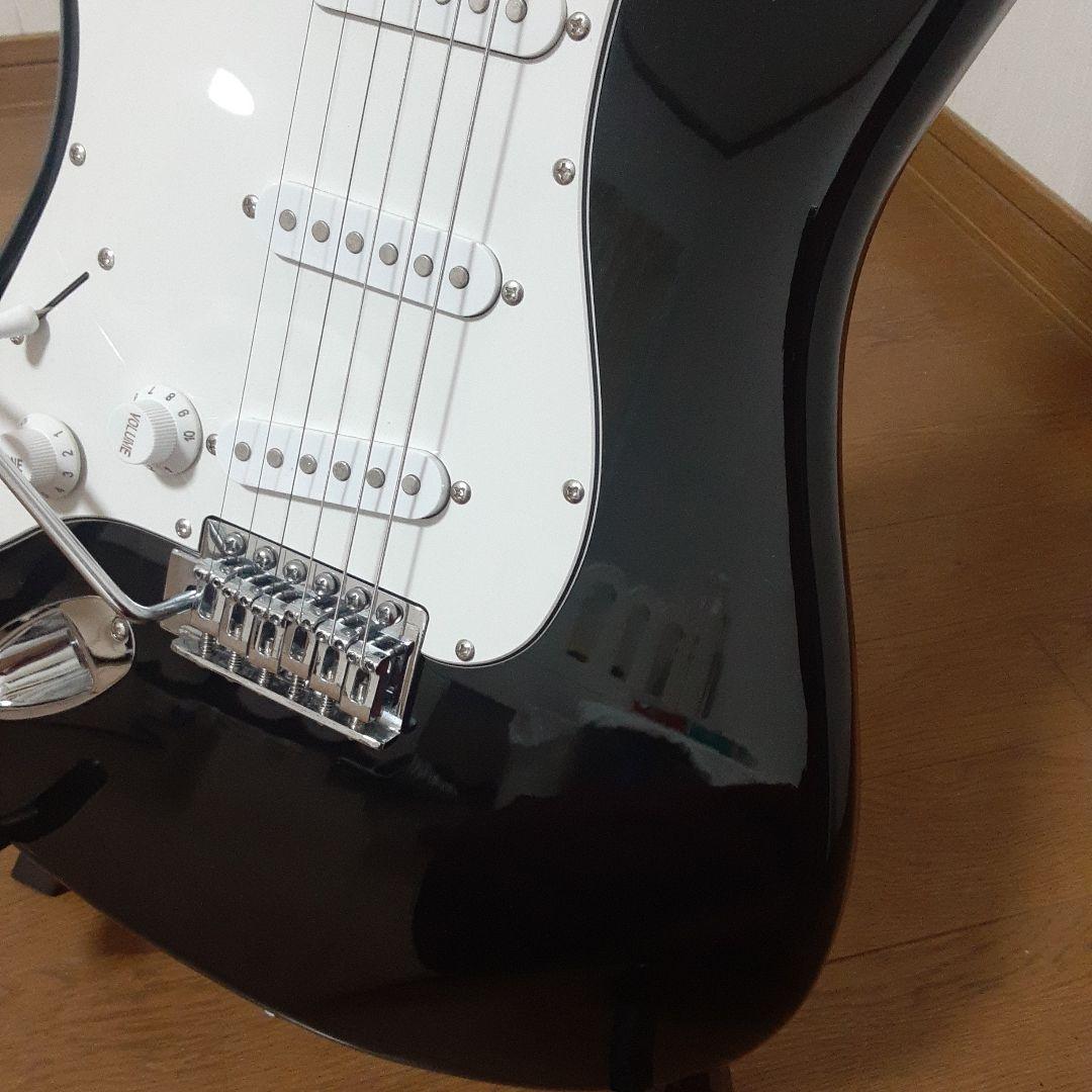 美品　SELDER 左用　レフティ ストラトギター ブラック
