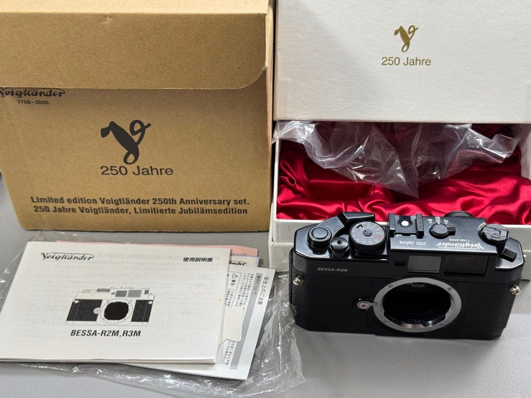 フォクトレンダー BESSA R2M ブラック　250周年記念（本体のみ）