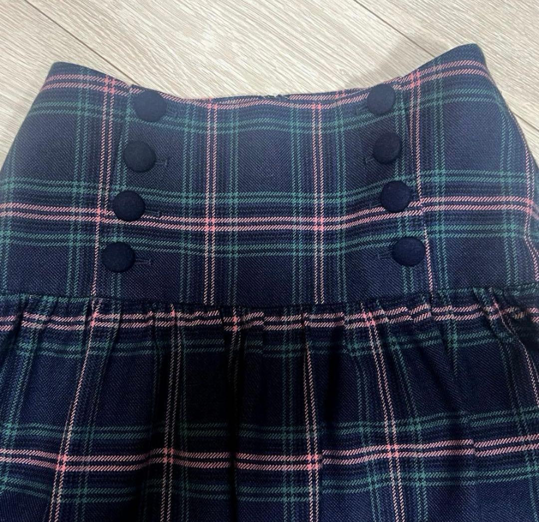 BORDERS at BALCONY プレイド チェック スカート 美品