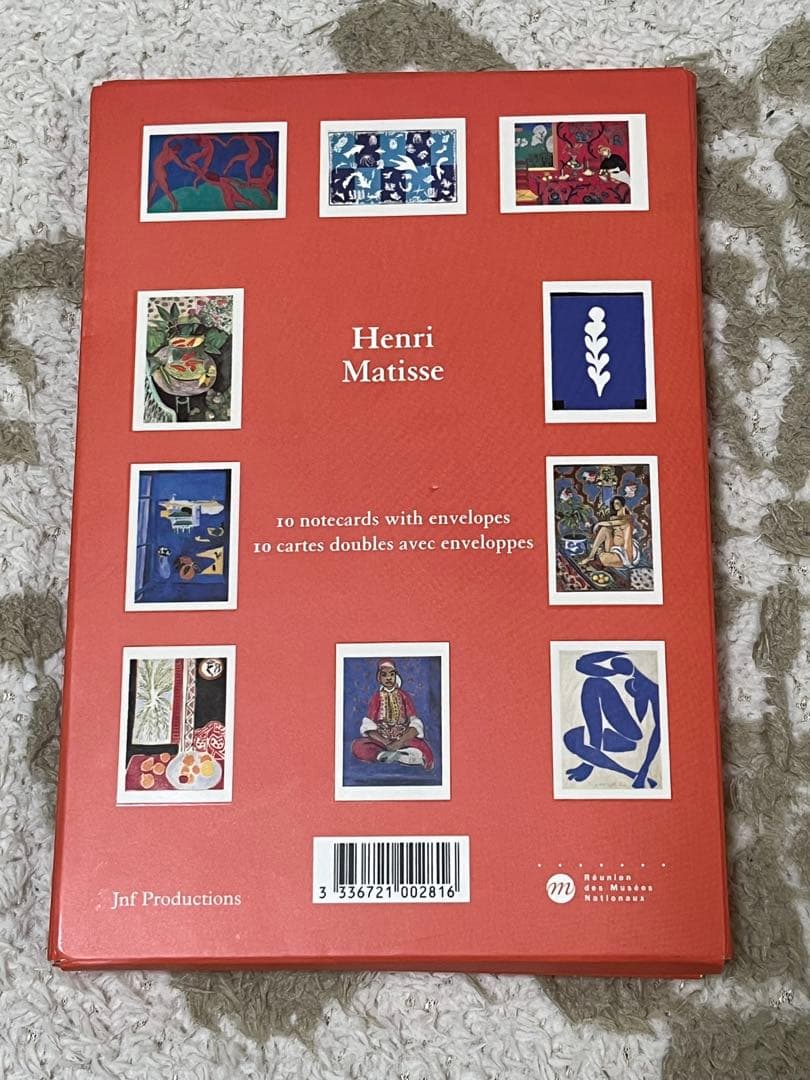 未使用　Henri Matisse Collectionカード　アンリ・マティス