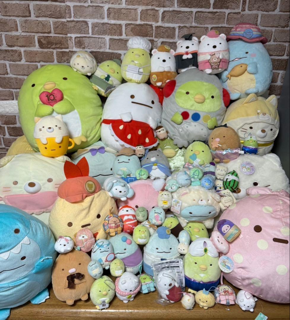 すみっコぐらし　ぬいぐるみセット70点 まとめて売り