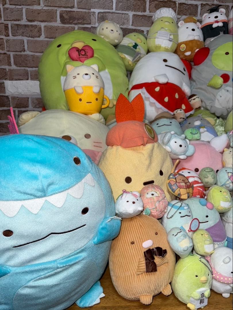 すみっコぐらし　ぬいぐるみセット70点 まとめて売り