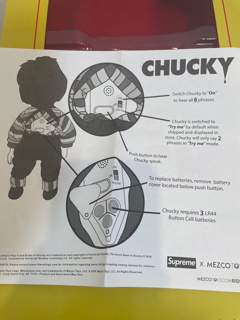 Oneself Supreme CHUCKY 音声機能付きフィギュア