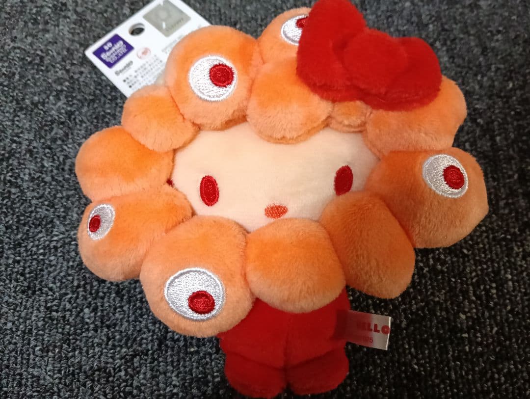 サンリオミャクミャク なりきりぬいぐるみ 推しカラー ハローキティBC・M　2点