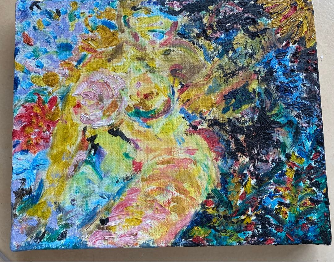 油絵　絵画　油彩　一点物