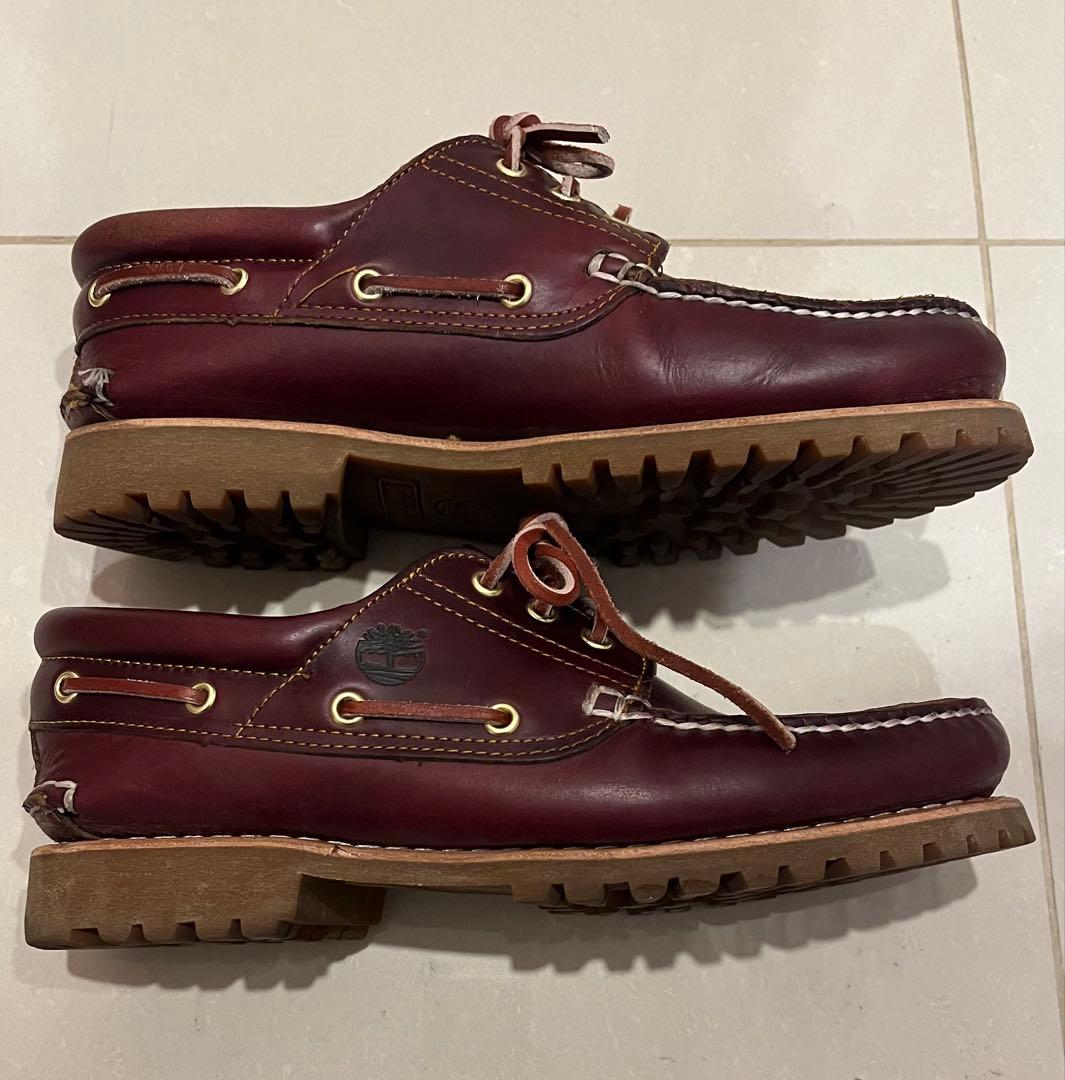 【未使用に近い】Timberland ティンバーランド 3eye 革靴 デッキ