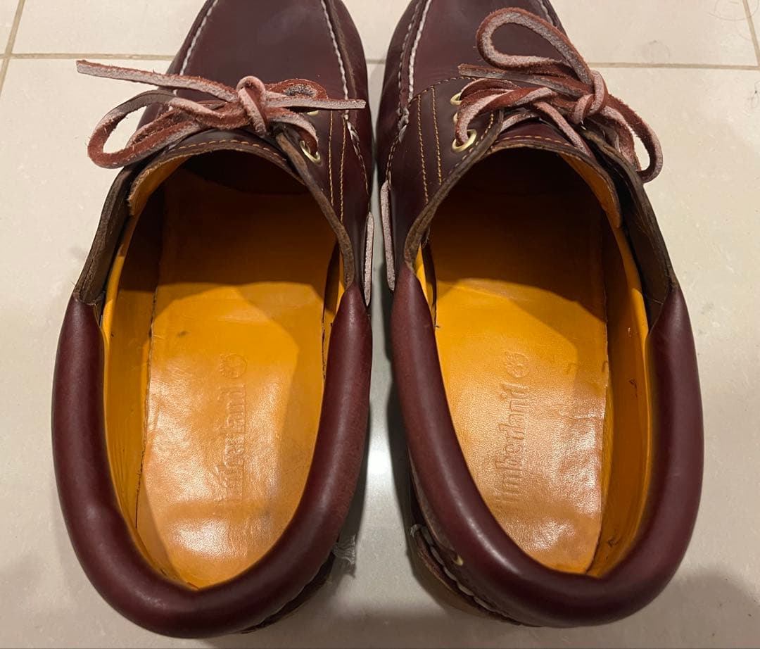 【未使用に近い】Timberland ティンバーランド 3eye 革靴 デッキ