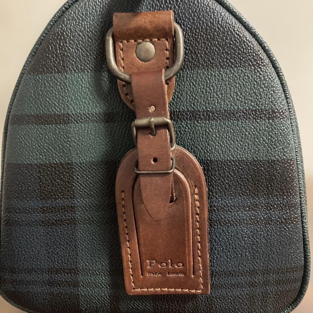 美品　ポロラルフローレン　ミニボストンバッグ