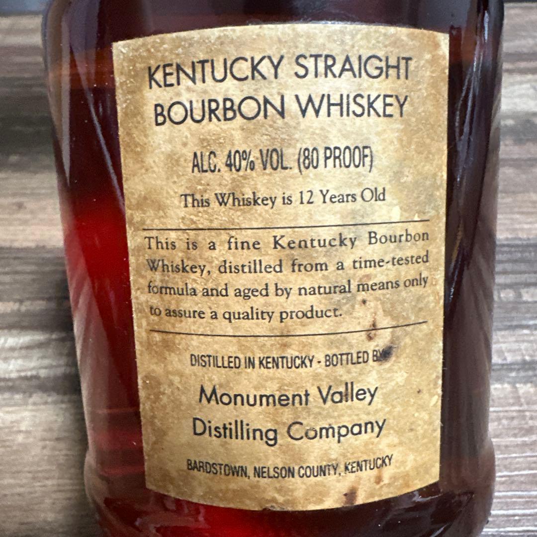 Monument Valley 12年 ケンタッキー バーボンウイスキー